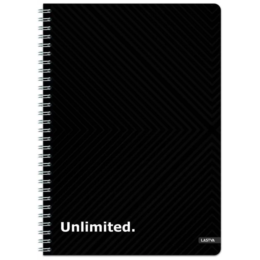 FÜZET spirál A4 LASTVA kockás Unlimited 80l