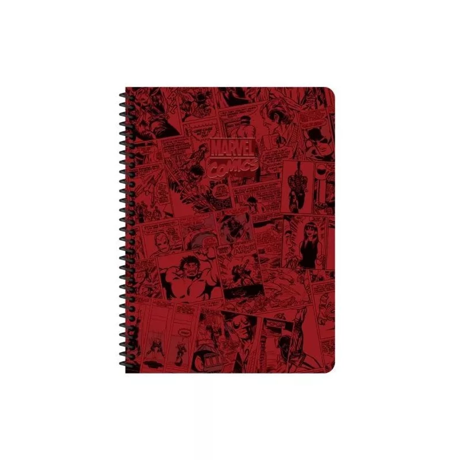 *58995 FÜZET SPIRÁL A5 Kesin Color MARVEL kockás 80lapos