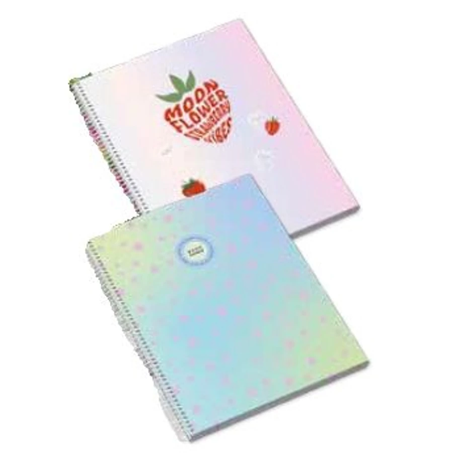 FÜZET spirál A4 Ambar # 80l Moonflower Teen Strawberry