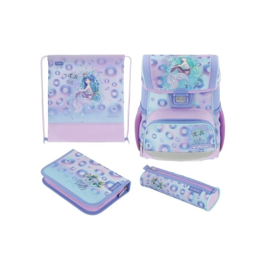 *59103 Iskolatáska HERLITZ Loop Plus töltött Mermaid