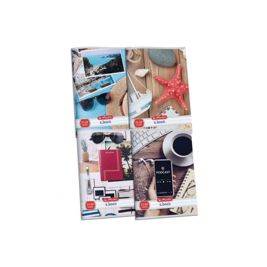 FÜZET A5 HERLITZ vonalas 21-32  Travel'25