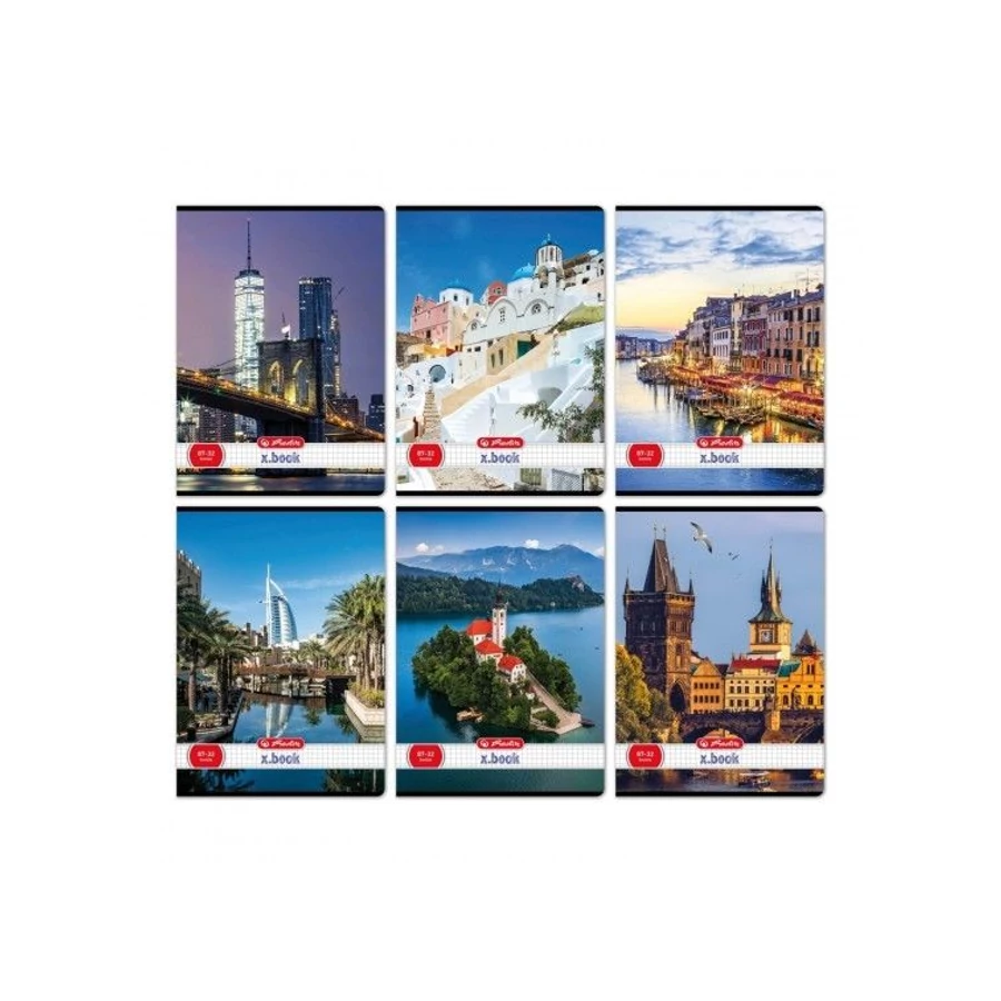 *59140 FÜZET A4 HERLITZ kockás 87-32 City