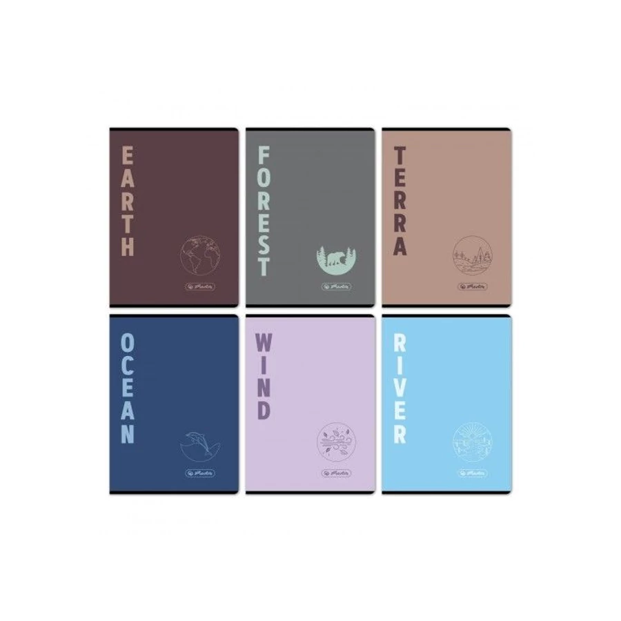 *59153 FÜZET A4 HERLITZ sima 80-32 Terra