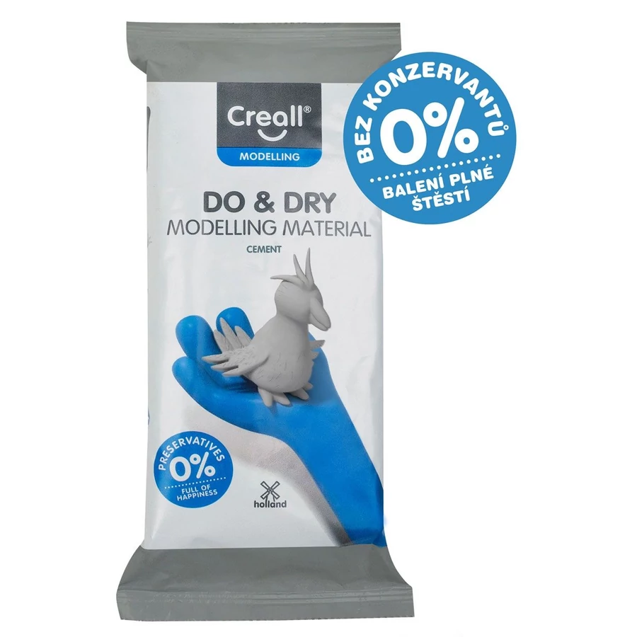 *59195 CEMENT AGYAG CREALL Do&Dry szürke 0,5kg levegőn száradó