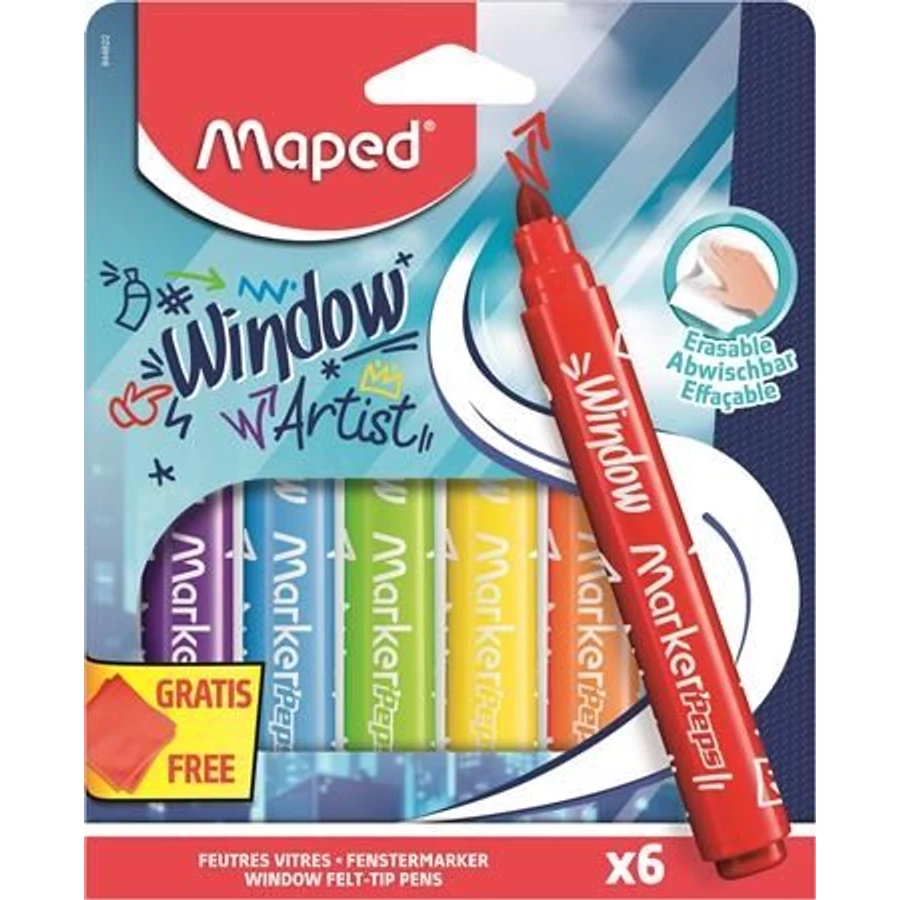 *59233 ABLAKFILC készlet 6 vastag 5mm MAPED 