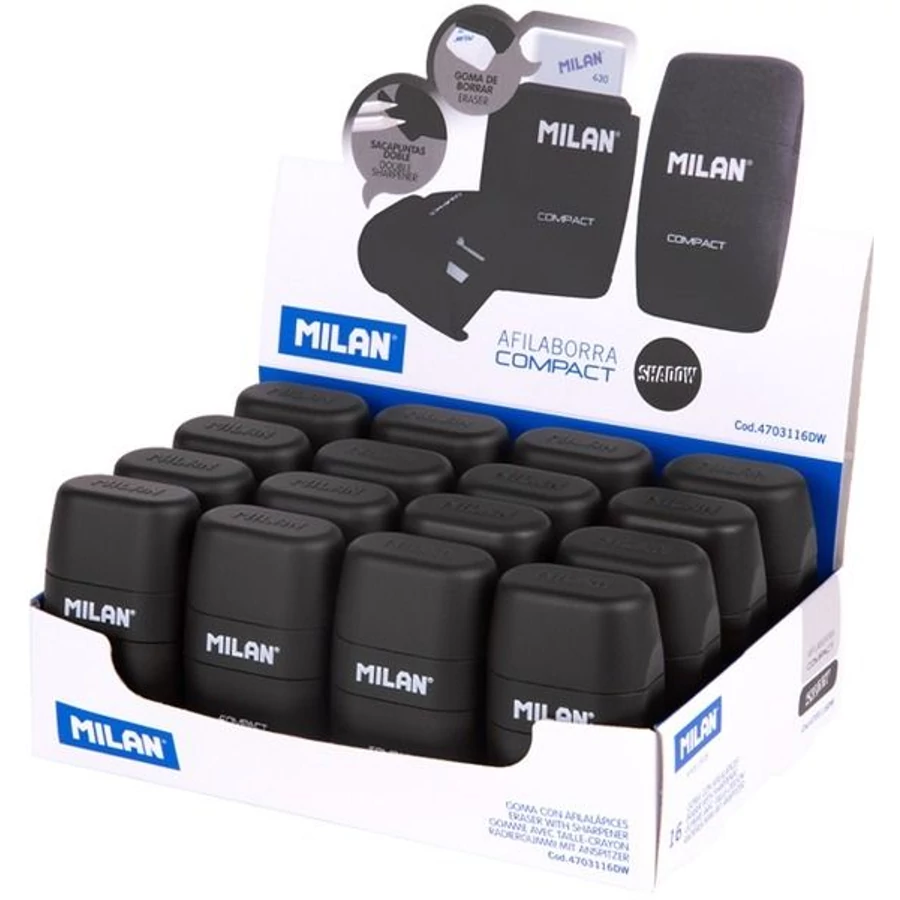 HEGYEZŐ MILAN Compact tartályos 2-es Shadow, radírral  4703116DW