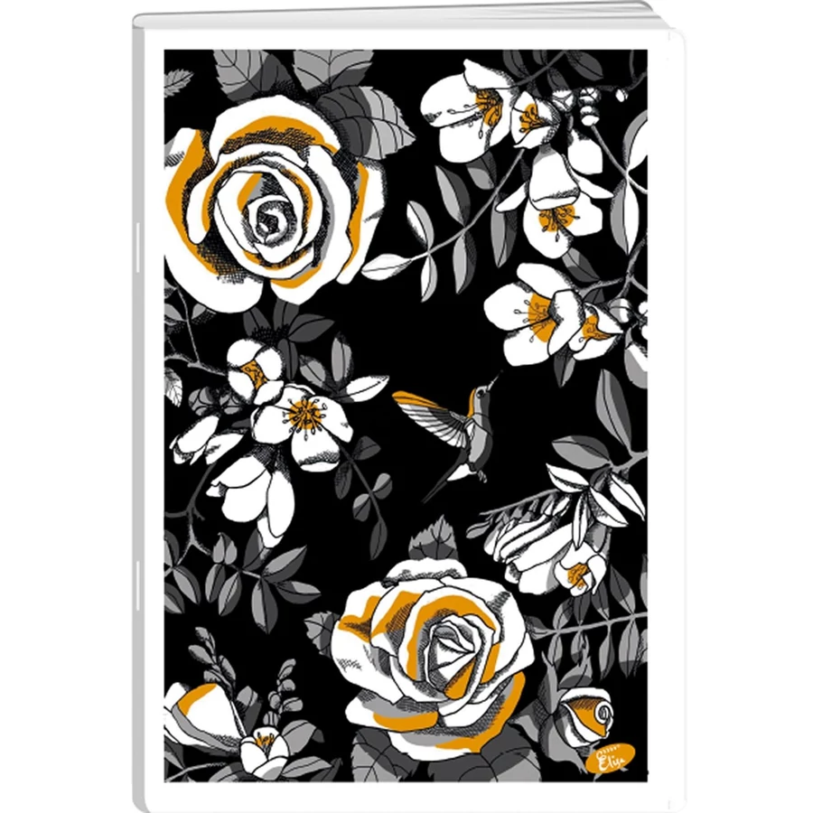 *59323 FÜZET A4 Elisa vonalas 40l Virágok