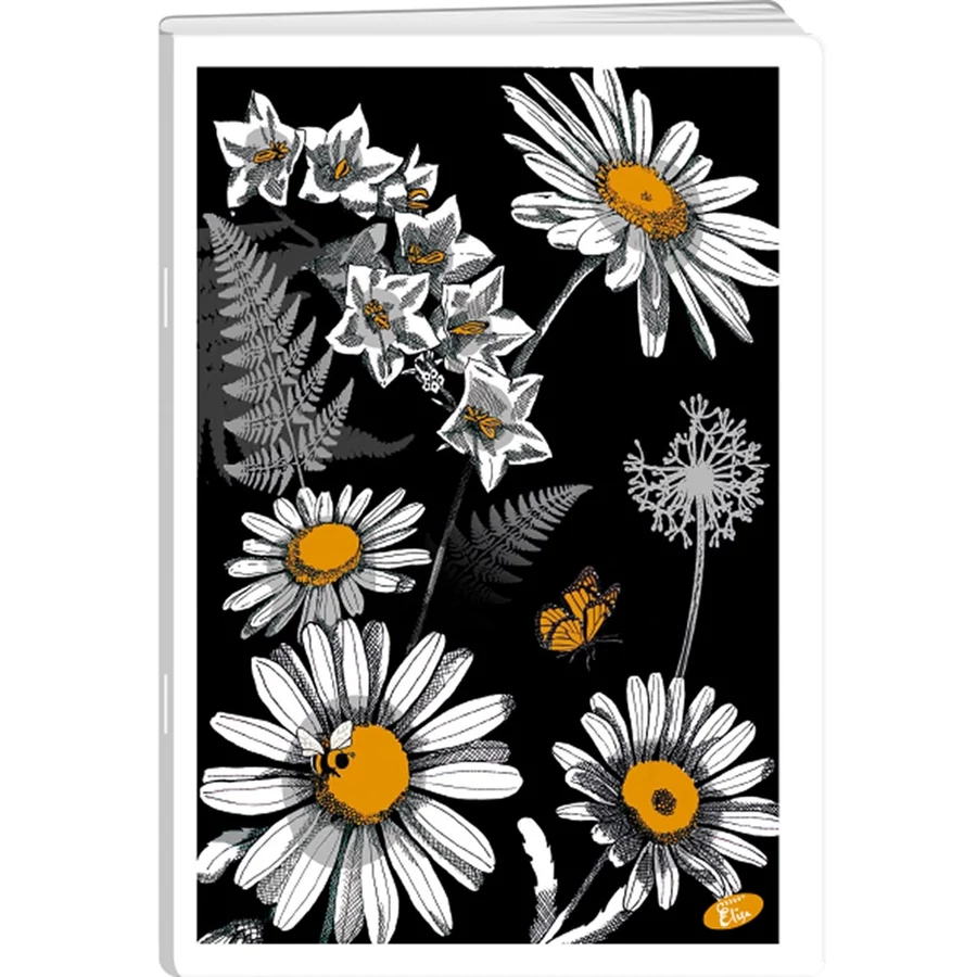 *59323 FÜZET A4 Elisa vonalas 40l Virágok