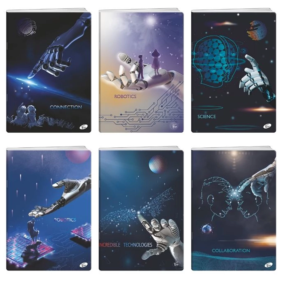 FÜZET A4 Elisa vonalas 40l Robotok