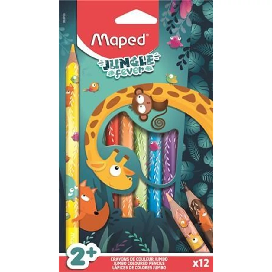 SZÍNES CERUZA 12 MAPED 
