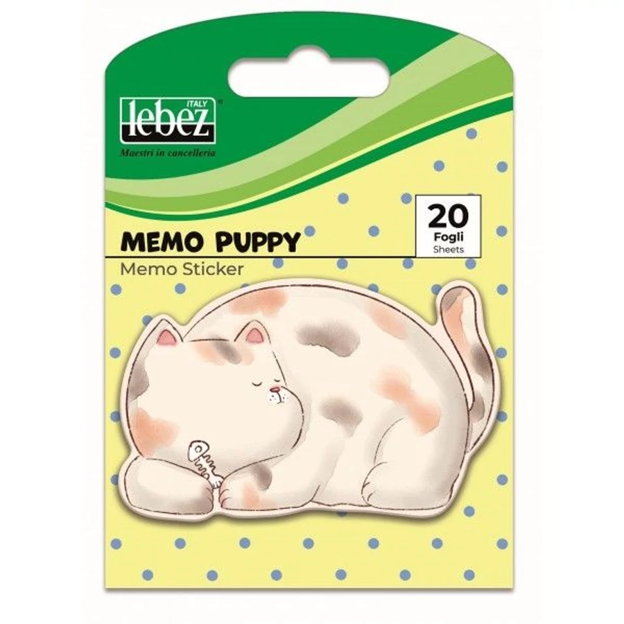 *59385 NOTES ÖNTAPADÓS LEBEZ állat formájú  8,3*11,5cm 20lap 81823