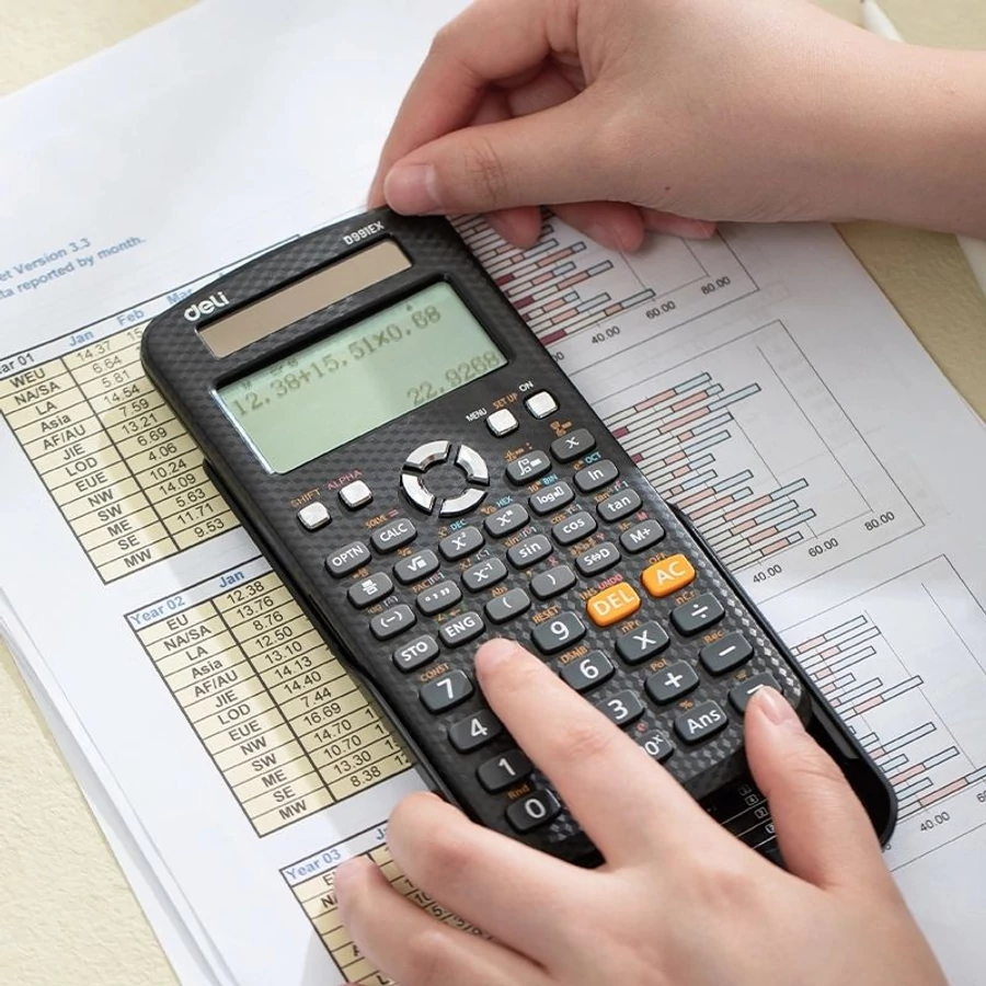 *59414 SZÁMOLÓGÉP DELI D991 EX tudományos  417funk.