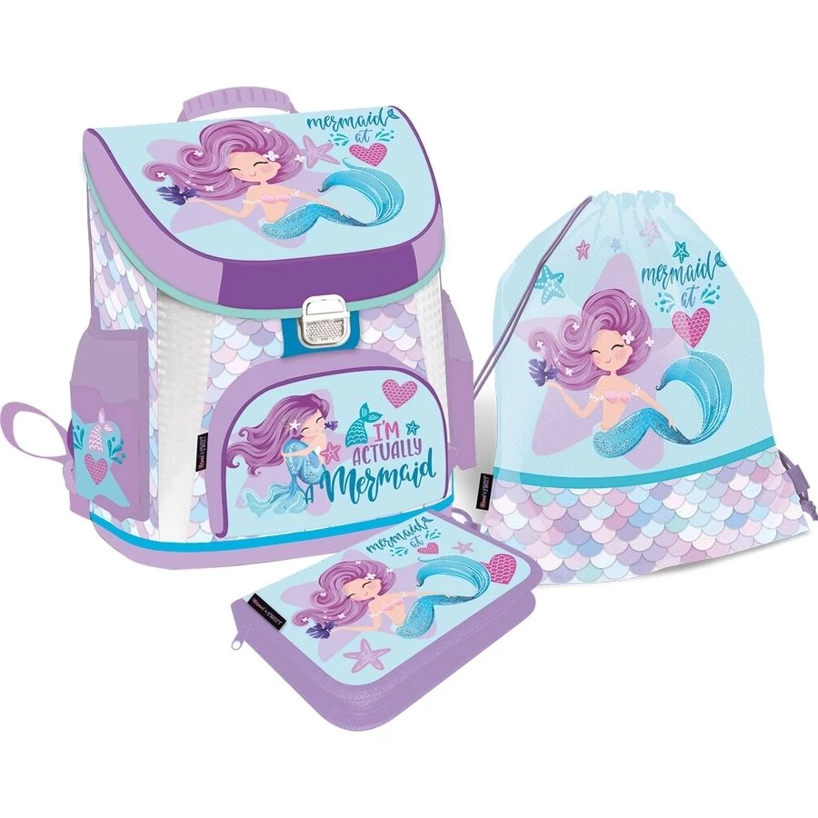 Iskolatáska szett Lizzy 3db-os Memaid Sweet táska+tolltartó+tornazsák