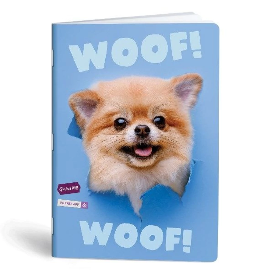 FÜZET A4 Mar-Mar Lipamill Subject 40+2l kockás WOOF applikációval szkennelhető lapokkal