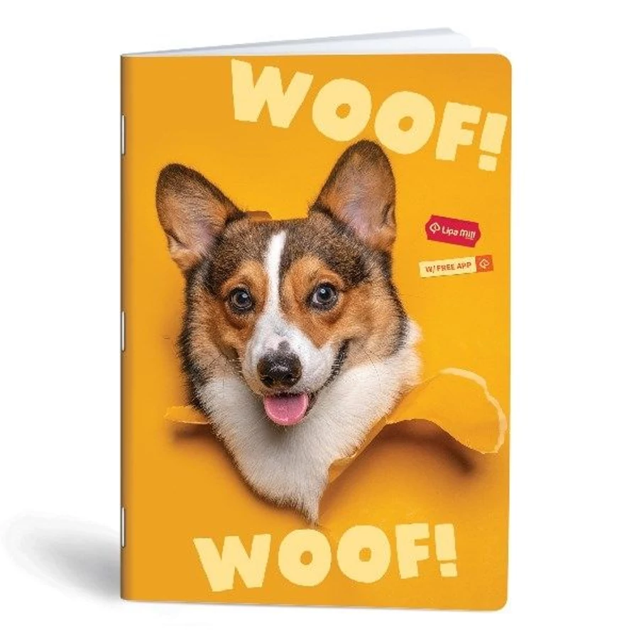 FÜZET A4 Mar-Mar Lipamill Subject 40+2l vonalas WOOF applikációval szkennelhető lapokkal