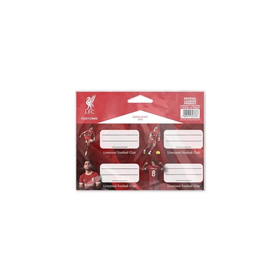 FÜZETCIMKE Liverpool FC 8db/cs. 