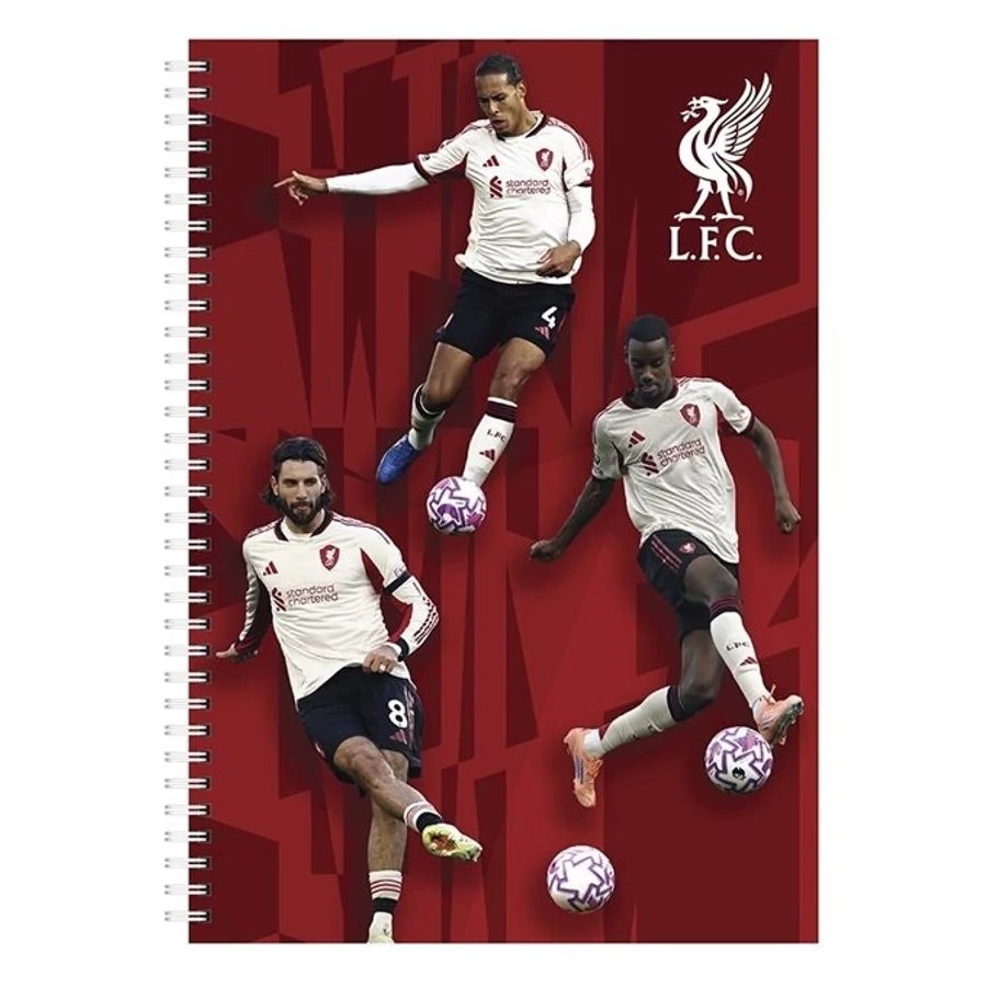 FÜZET spirál A4 vonalas Liverpool FC 70l 