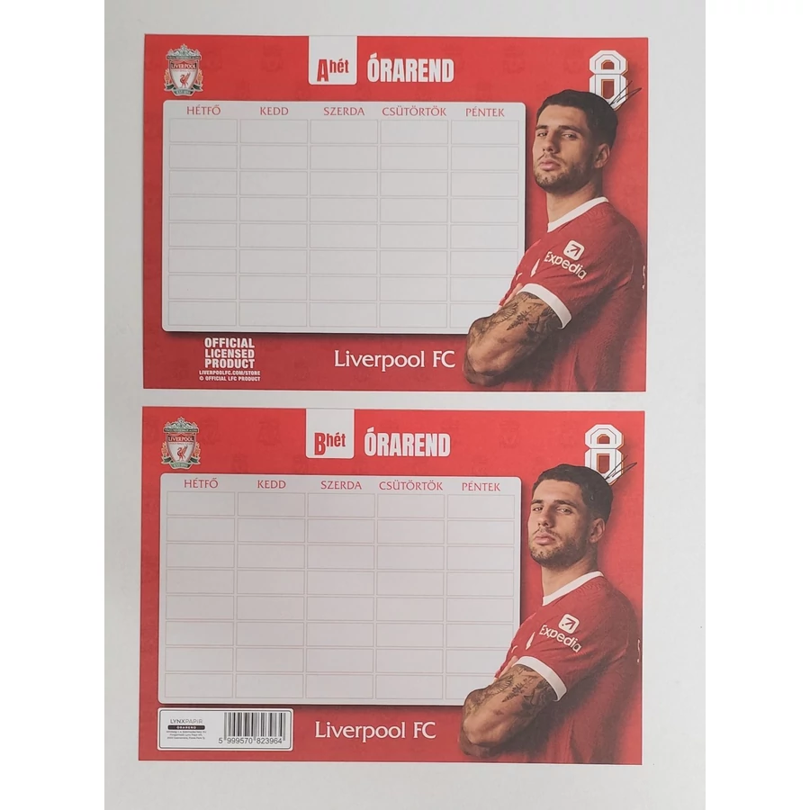 ÓRAREND A/5  Liverpool FC