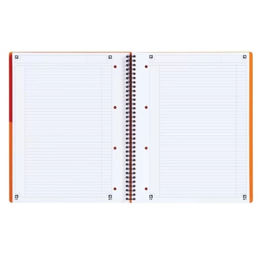 *59837 FÜZET spirál A4 vonalas OXFORD Active Book 80l.