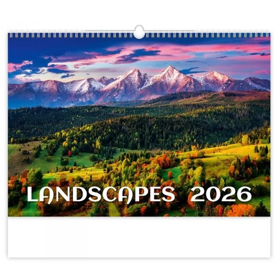 *59986 FALINAPTÁR 2026 Landscapes tájak GOS H128   45*31,5cm