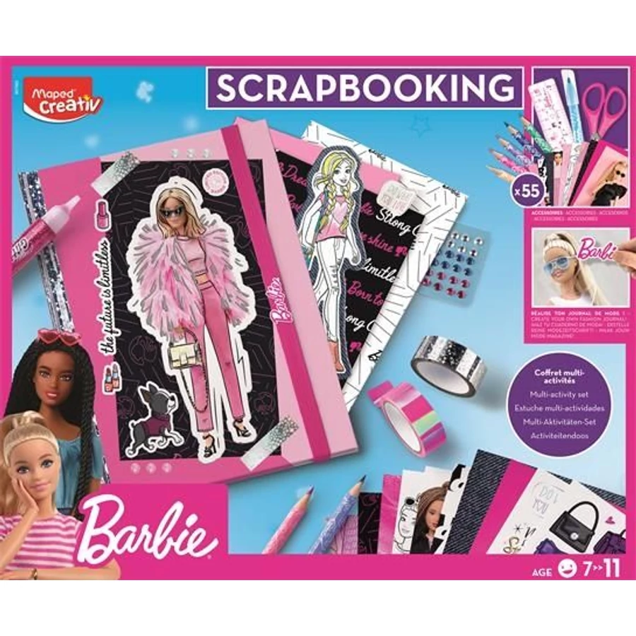 KREATÍV SCRAPBOOKING készlet MAPED KREATÍV "Scrapbooking Set Barbie"