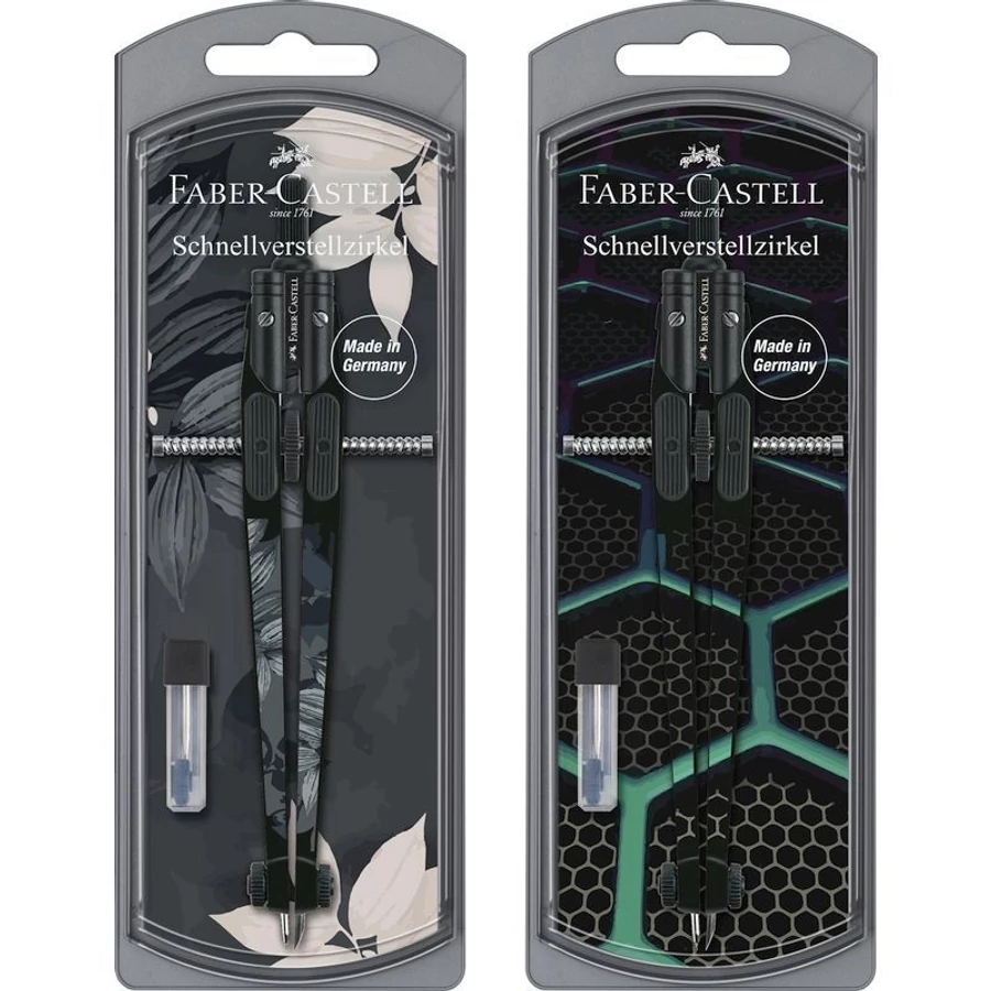 KÖRZŐ készlet műszaki gyorsállítós mintás Faber Castell