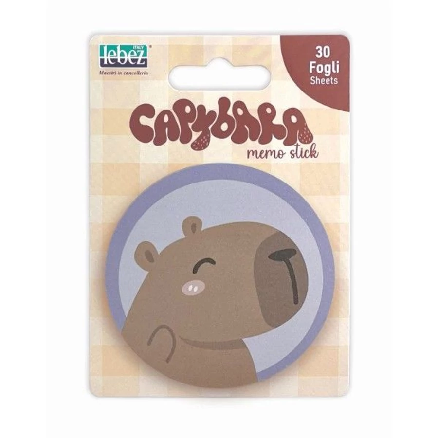 NOTES ÖNTAPADÓS LEBEZ Capybara  8,3*11,5cm 30lap 81963