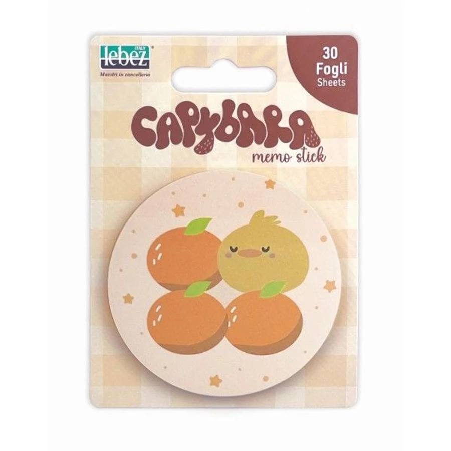 *60504 NOTES ÖNTAPADÓS LEBEZ Capybara  8,3*11,5cm 30lap 81962