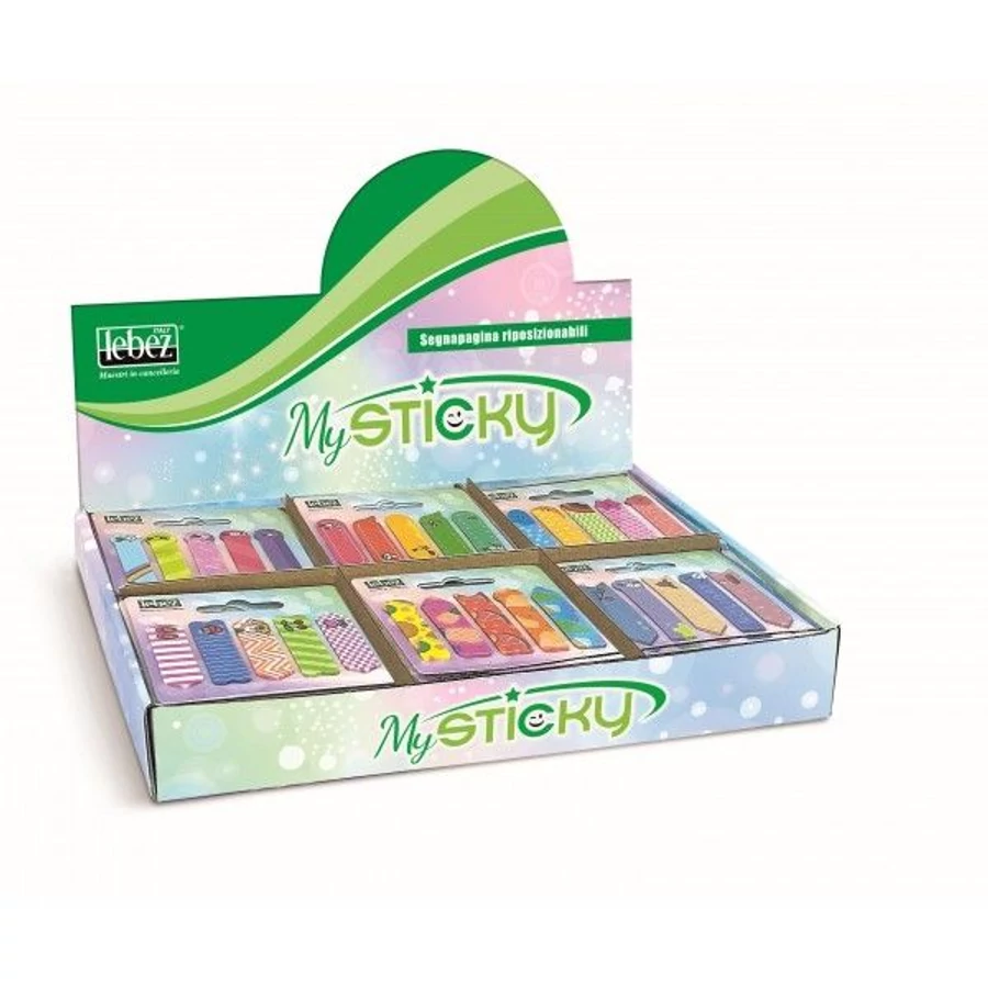 LAPJELÖLŐ müa. LEBEZ mintás visszaszedhető 5*25l, 12*45mm 21722