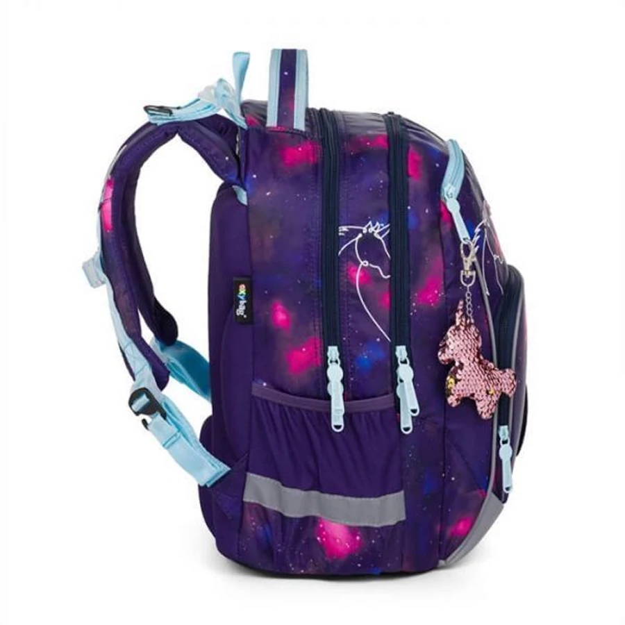 *60530 Iskolatáska szett OXI GO 3db-os Unikornis táska+tolltartó+tornazsák 47225