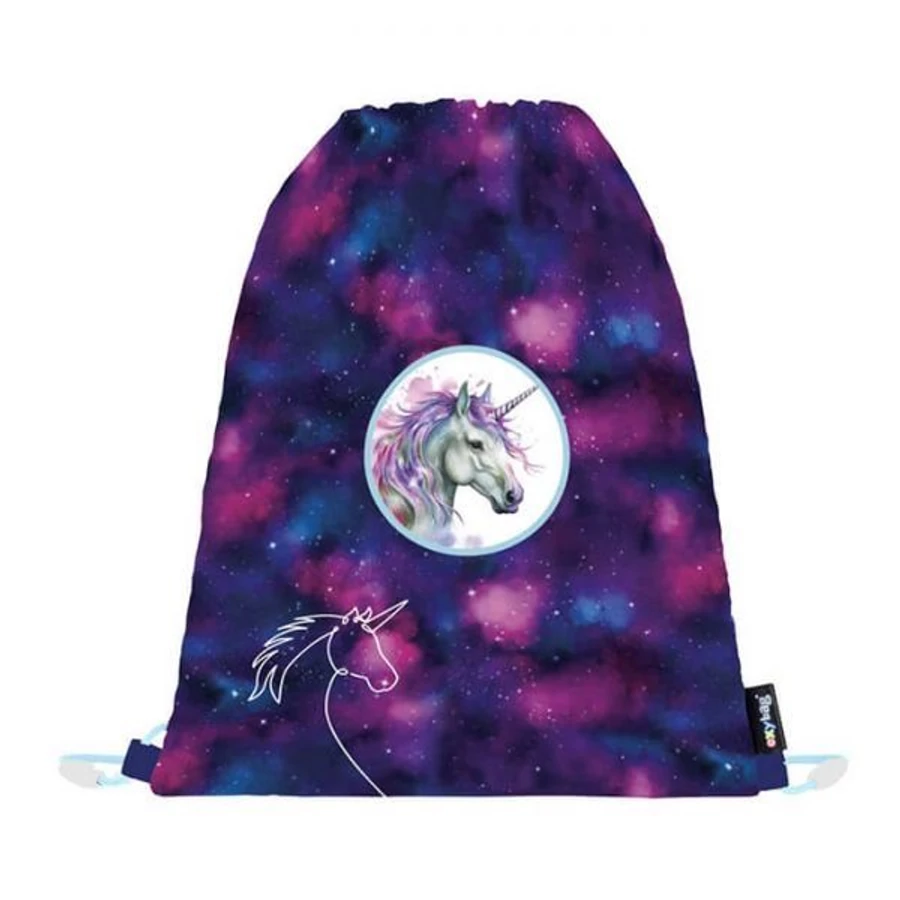 *60530 Iskolatáska szett OXI GO 3db-os Unikornis táska+tolltartó+tornazsák 47225