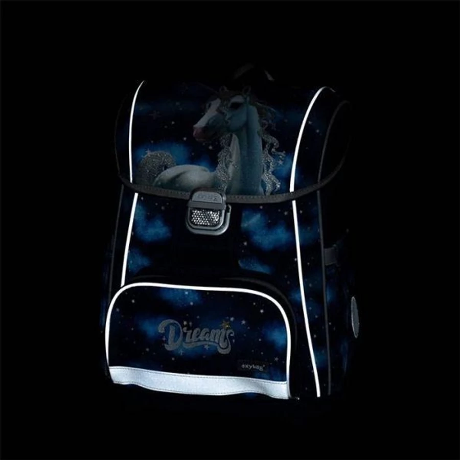 *60548 Iskolatáska OXI BAG Unikornis Dreams Prémium, anatómiai