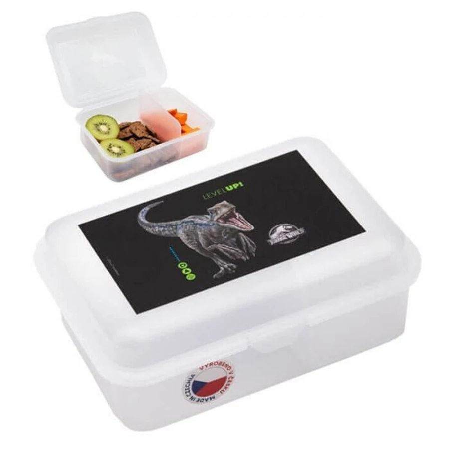 *60554 UZSONNÁS doboz elválasztóval OXY BAG Jurassic World dínós