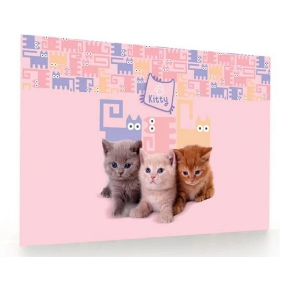 ASZTALI könyökalátét PP 60*40cm zsebes Kitty cicák