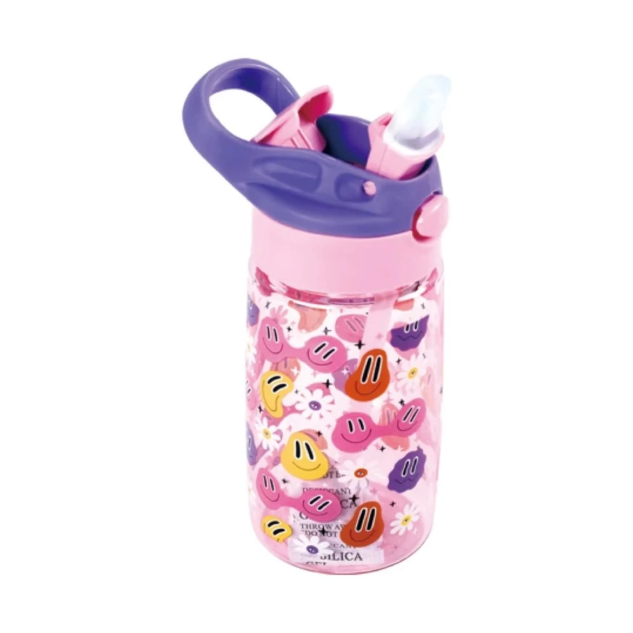 KULACS műa. 450ml KEYROAD  Dínó/Smiley (Smiley, 54285)