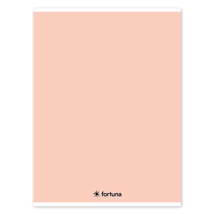 FÜZET A4 FORTUNA Monocolor Pasztell vonalas 32l vegyes szín (barack, 01.02104)