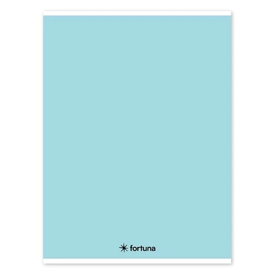 FÜZET A4 FORTUNA Monocolor Pasztell vonalas 32l vegyes szín (kék, 01.02103)
