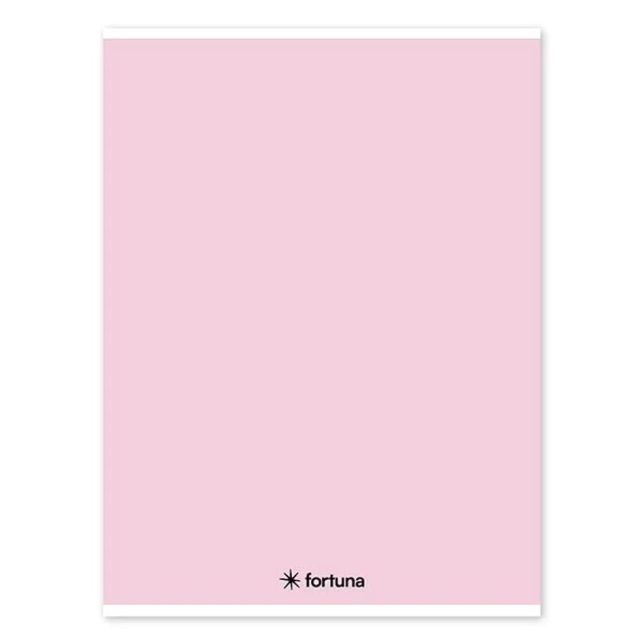 FÜZET A4 FORTUNA Monocolor Pasztell vonalas 32l vegyes szín (rózsaszín, 01.02107)