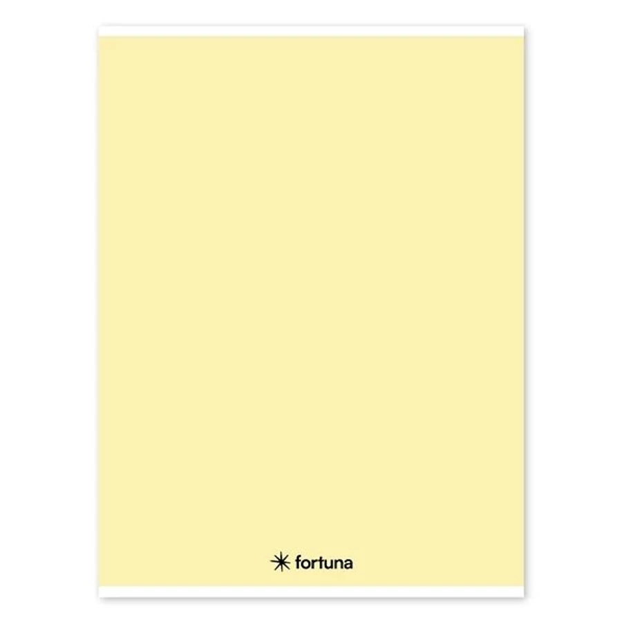 FÜZET A4 FORTUNA Monocolor Pasztell vonalas 32l vegyes szín (sárga, 01.02106)