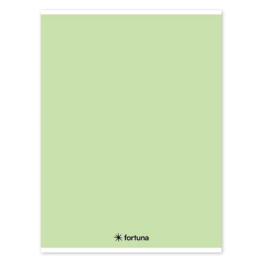 FÜZET A4 FORTUNA Monocolor Pasztell vonalas 32l vegyes szín (zöld, 01.02105)