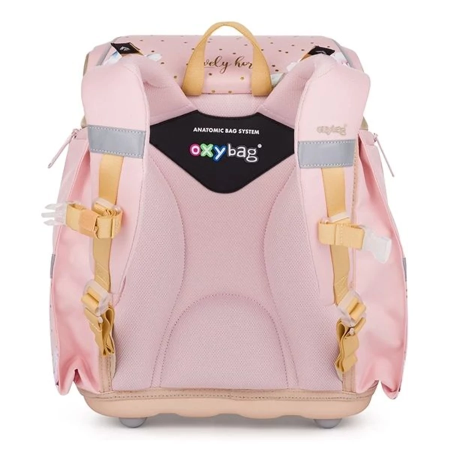 *60689 Iskolatáska szett OXI BAG 3db-os Horse rom. Prém.Light táska+tollt.+tzsák. 0-13725