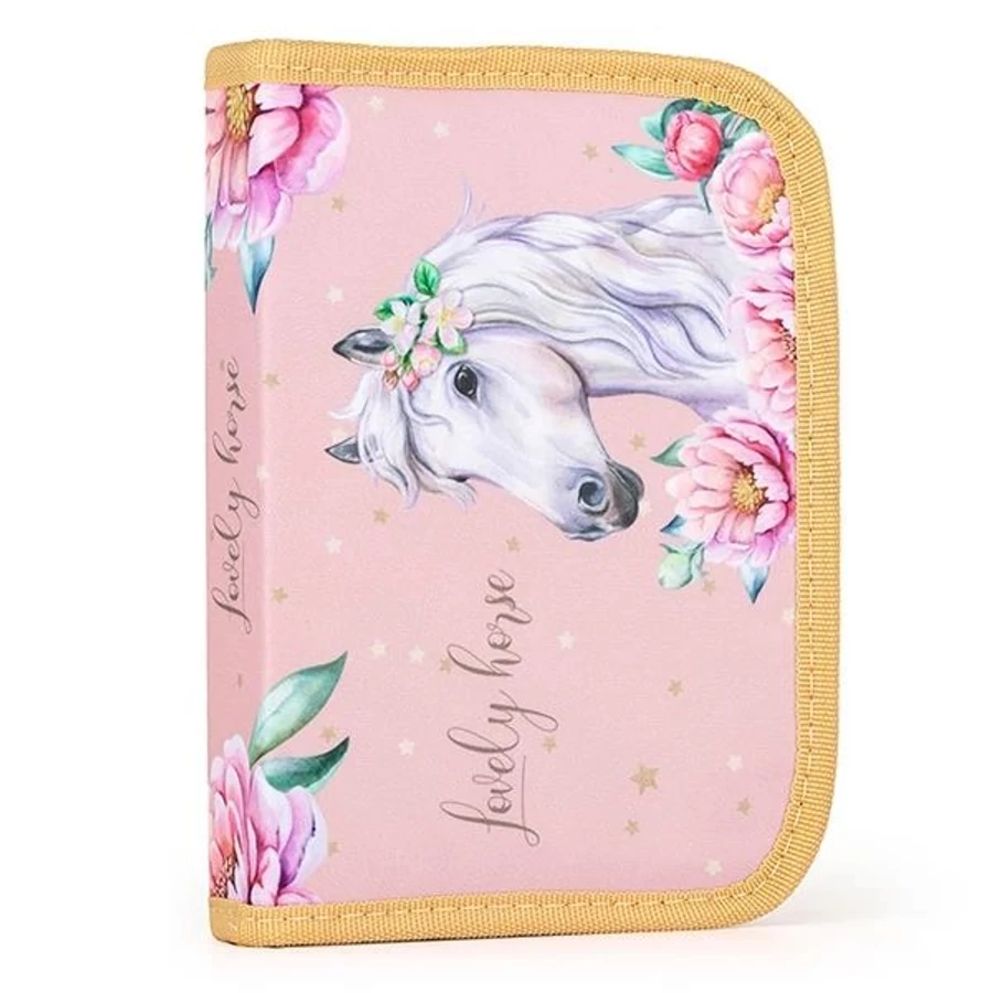 *60689 Iskolatáska szett OXI BAG 3db-os Horse rom. Prém.Light táska+tollt.+tzsák. 0-13725