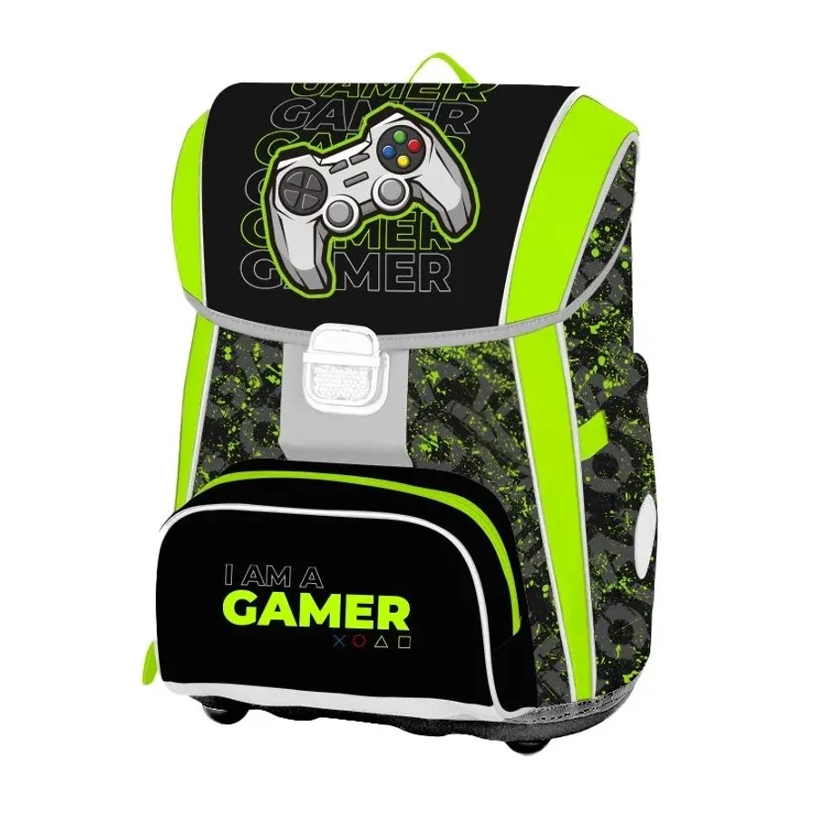 *60691 Iskolatáska szett OXI BAG 3db-os Gamer prémium táska+tollt.+tzsák. 0-24125