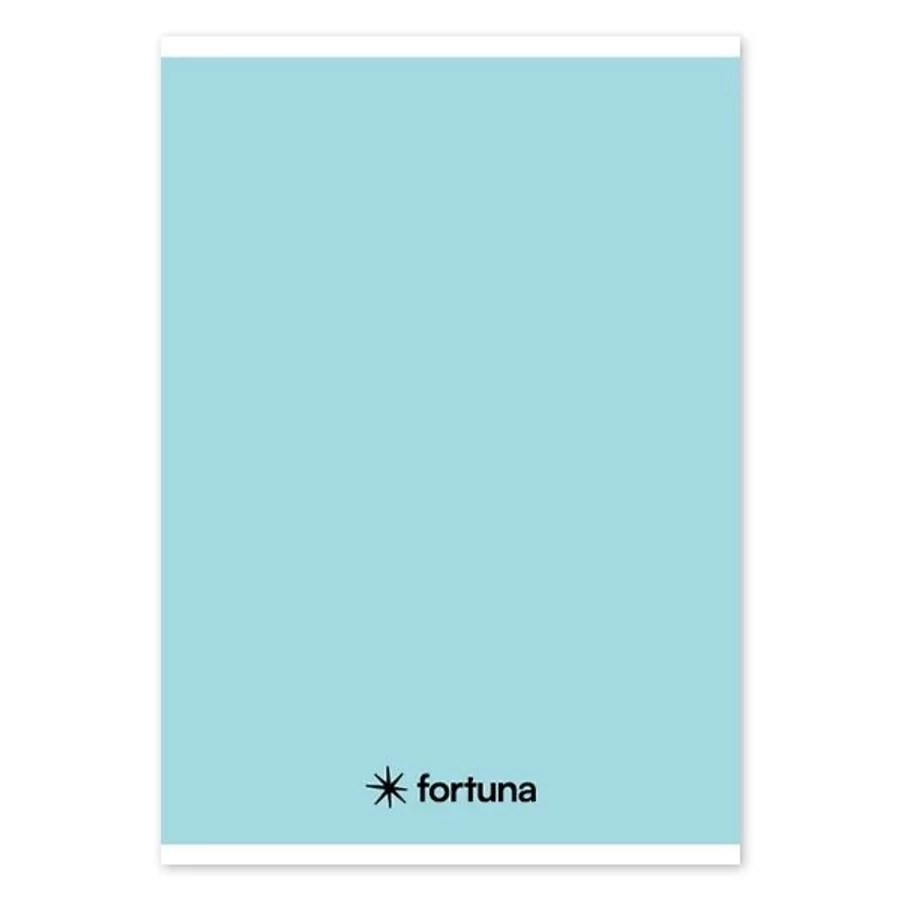 FÜZET A5 FORTUNA Monocromo vonalas pasztell színek 32 lapos (kék, 01.02086)