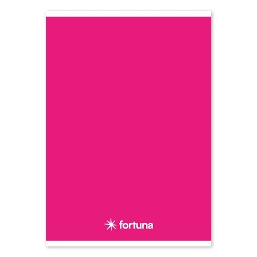 FÜZET A5 FORTUNA Monocolor vonalas élénk színek 32 lapos (magenta, 01.02078)