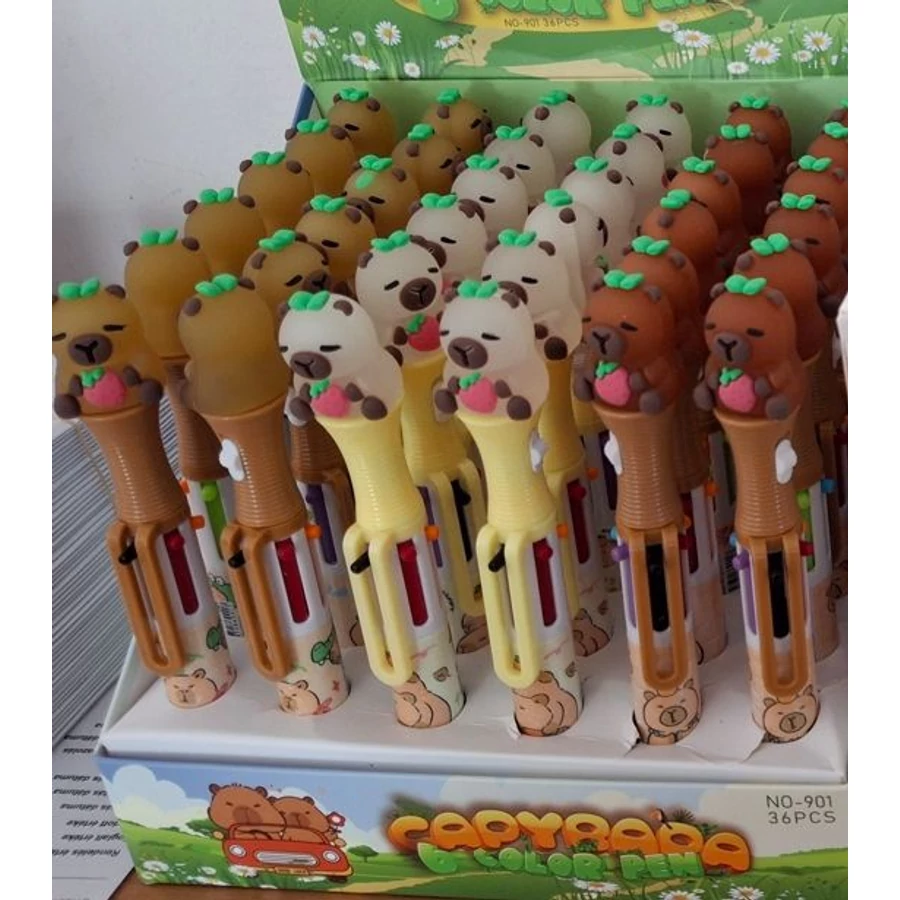 *60748 6 színű GTOLL Capybara világítós 0,5mm
