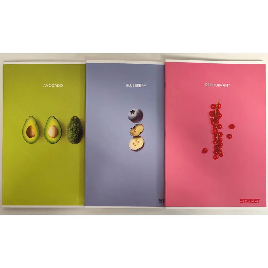 FÜZET A4  STREET 54l vonalas Fresh vegyes mintás 63491