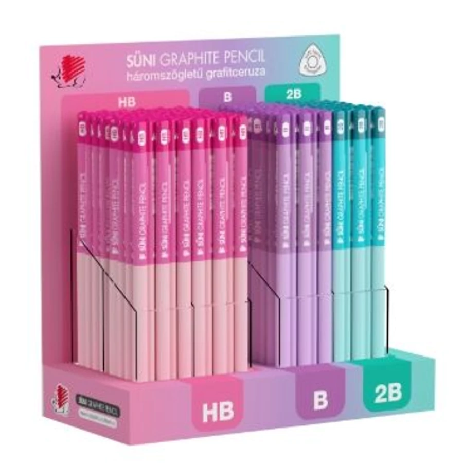 GRAFIT Süni háromszögletű Light Pastel HB, B, 2B (HB)