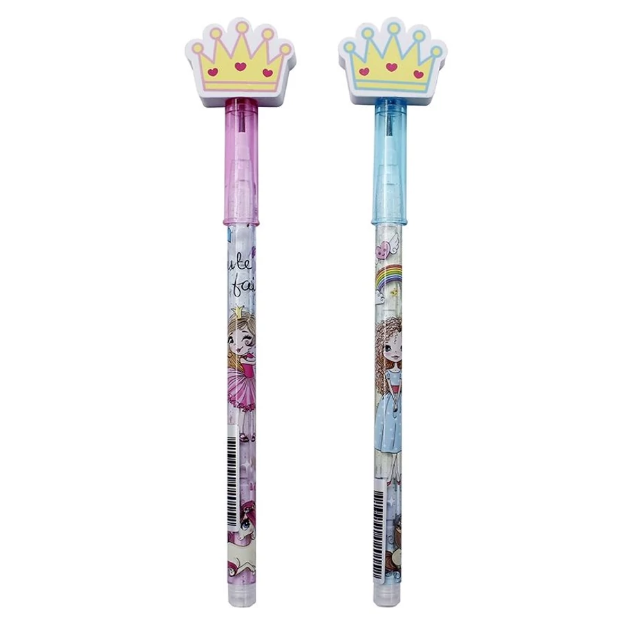 *60871 GRAFIT BENSIA tolóbetétes korona radírral, Dream Girls  PCRTGO