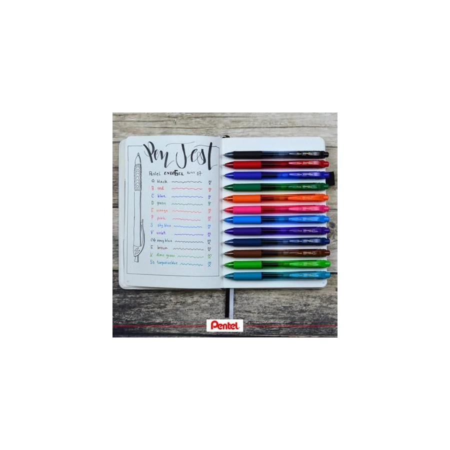 *60952 ZSELÉSTOLL PENTEL 0,35mm "EnerGelX BL107" nyomógombos